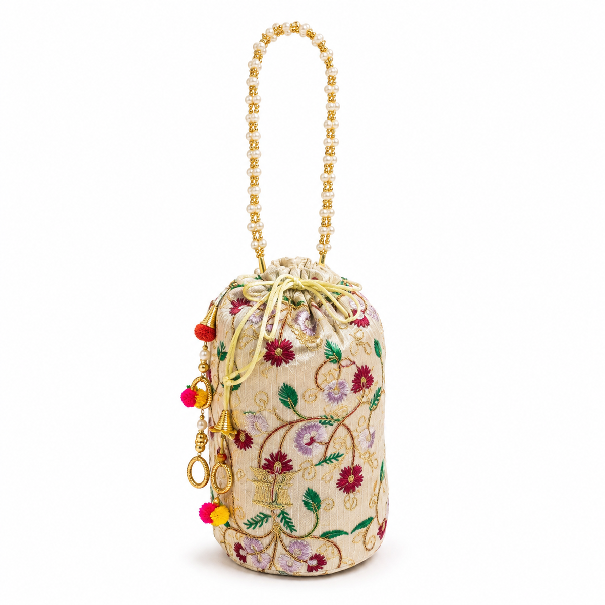 Floral Charm Potli