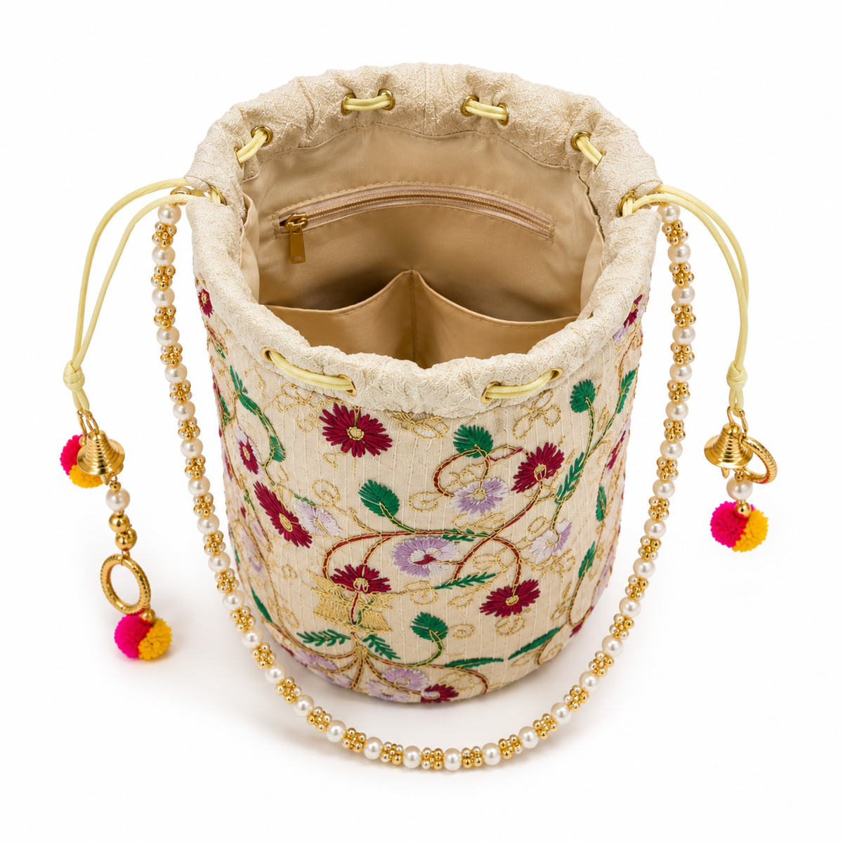 Floral Charm Potli