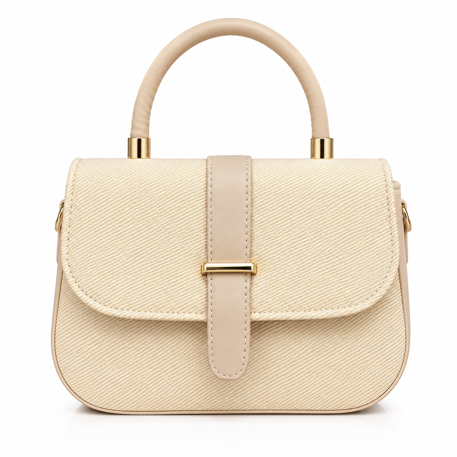 Luna Ivory Handbag