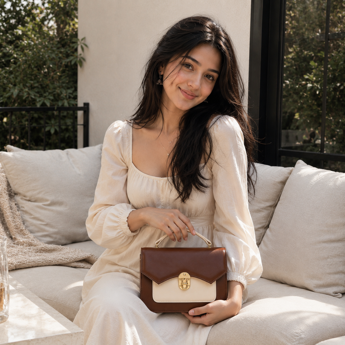 Mocha Charm Handbag
