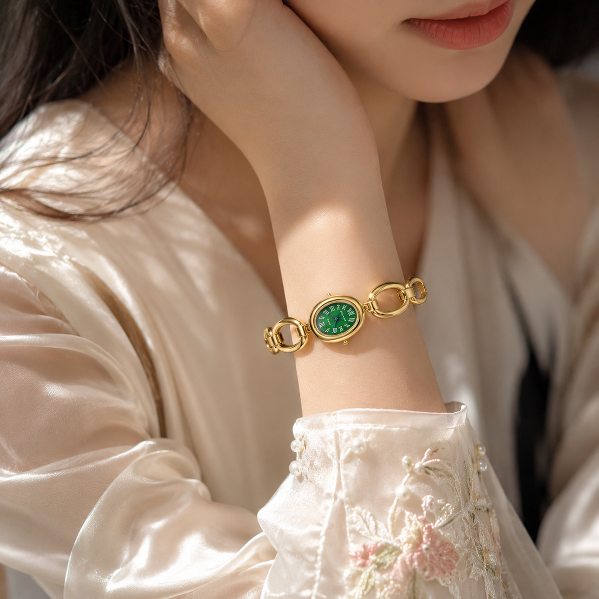 Emerald Charm Watch