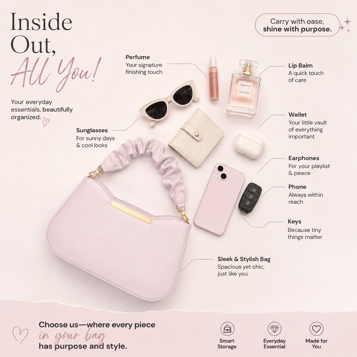 Luna Bloom Handbag